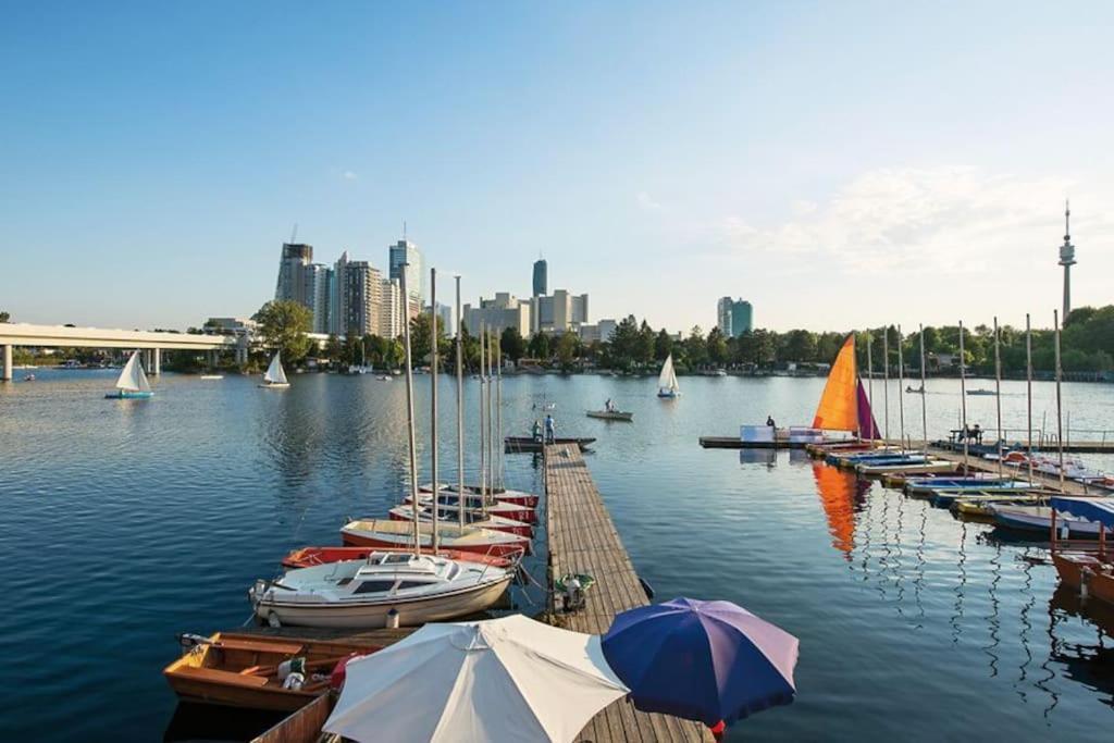 Schoenes Living Am Donauufer Bécs Kültér fotó