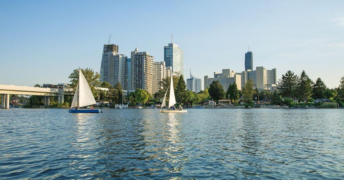 Schoenes Living Am Donauufer Bécs Kültér fotó